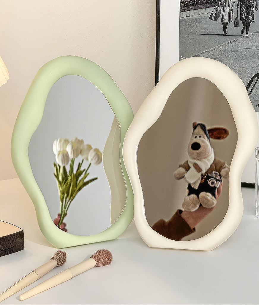 Irregular Blob Makeup Mirror