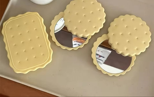 Biscuit Makeup Pocket Mirror
