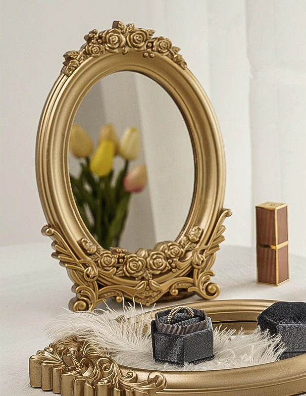 Golden ArtHoe Mirror
